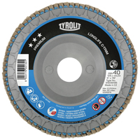 Heavy-Duty C-Trim Flap Disc, 6" x 7/8", Type 29, 40 Grit, Zirconium Meunier Outillage Industriel