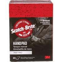 Scotch-Brite 7447 Hand Pads, Aluminum Oxide, 9" x 6", Very Fine Grit Meunier Outillage Industriel