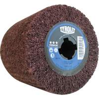 Pro-Line Surface Conditioning Drum, 4" Dia. x 4" W, 3/4" Arbor, Medium Grit, Aluminum Oxide Meunier Outillage Industriel