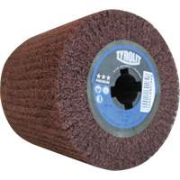Pro-Line Surface Conditioning Drum, 4" Dia. x 4" W, 3/4" Arbor, Fine Grit, Aluminum Oxide Meunier Outillage Industriel