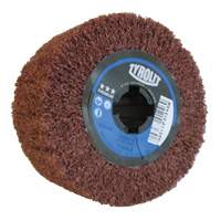 Pro-Line Surface Conditioning Drum, 4" Dia. x 2" W, 3/4" Arbor, Coarse Grit, Aluminum Oxide Meunier Outillage Industriel