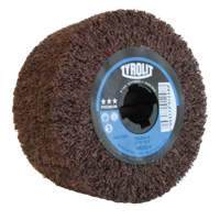 Pro-Line Surface Conditioning Drum, 4" Dia. x 2" W, 3/4" Arbor, Medium Grit, Aluminum Oxide Meunier Outillage Industriel