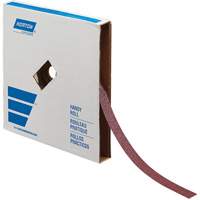 Rouleau de toile abrasive pour m&eacute;tal, Oxyde d'aluminium, 1" la x 150' lo, Grain 60 Meunier Outillage Industriel