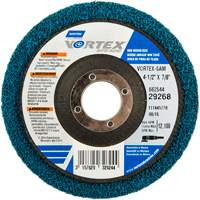 Vortex Non-Woven Disc, 4-1/2" Dia. x 1/2" W, 7/8" Arbor, Aluminum Oxide NV163 | Meunier Outillage Industriel