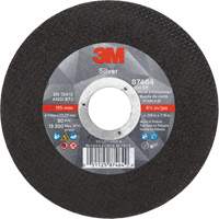 Silver Cut-Off Wheel, 4-1/2" x 0.04", 7/8" Arbor, Type 1, Ceramic, 13300 RPM NV202 | Meunier Outillage Industriel