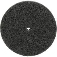 Meule unitaris&eacute;e EXL Scotch-Brite, 5" x 1/2", Arbre de 1/4", Grain de Fin, Carbure de silicium Meunier Outillage Industriel