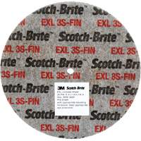 Meule unitaris&eacute;e EXL Scotch-Brite, 5" x 1/4", Arbre de 1/4", Grain de Fin, Carbure de silicium Meunier Outillage Industriel