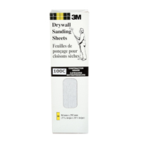 Feuille de placopl&acirc;tre frais&eacute;e Tri-M-Rite Fre-Cut, 11-1/4" x 3-5/16", Grain 100, Carbure de silicium Meunier Outillage Industriel