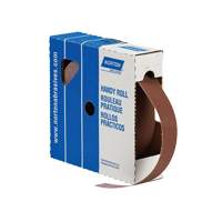 Rouleau de feuille &agrave; poncer pratique, Oxyde d'aluminium, 3" la x 150' lo, Grain P80 Meunier Outillage Industriel