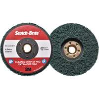 Scotch-Brite Clean & Strip XT Pro Extra Cut Disc, 4-1/2" Dia., Extra Coarse Grit, Aluminum Oxide Meunier Outillage Industriel