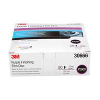 Hookit Finishing Film Disc, 6" Dia., P2000 Grit, Aluminum Oxide, Film Meunier Outillage Industriel