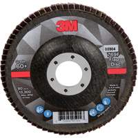 769F Quick Change Flap Disc, 4-1/2" x 7/8", Type 27, 60+ Grit, Ceramic Meunier Outillage Industriel