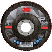 769F Quick Change Flap Disc, 4-1/2" x 7/8", Type 27, 80+ Grit, Ceramic Meunier Outillage Industriel