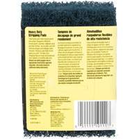 Heavy-Duty Stripping Pads, Aluminum Oxide, 3-1/2" x 5", Coarse Grit Meunier Outillage Industriel