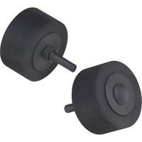 2" x 1" x 1/4" Rubber Cushion Polishing Wheel 45129 Meunier Outillage Industriel