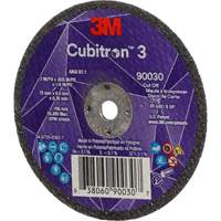 Cubitron 3 Cut-Off Wheel, 3" x 0.035", 1/4" Arbor, Type T1, Ceramic, 21000 RPM Meunier Outillage Industriel
