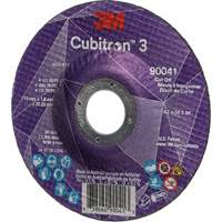 Cubitron 3 Cut-Off Wheel, 4-1/2" x 0.045", 7/8" Arbor, Type T27, Ceramic, 13300 RPM Meunier Outillage Industriel