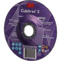 Cubitron™ 3 Cut-Off Wheel, 5" x 0.045", 7/8" Arbor, Type T27, Ceramic, 12250 RPM NY551 | Meunier Outillage Industriel