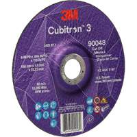 Cubitron 3 Cut-Off Wheel, 6" x 0.045", 7/8" Arbor, Type T27, Ceramic, 10200 RPM Meunier Outillage Industriel