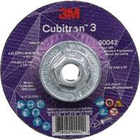 Cubitron 3 Cut-Off Wheel, 4-1/2" x 0.09", 5/8"-11 Arbor, Type T27, Ceramic, 13300 RPM Meunier Outillage Industriel