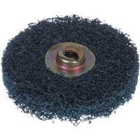 Quick Change Buff and Blend HS Disc, 2" Dia., Medium Grit, Aluminum Oxide Meunier Outillage Industriel