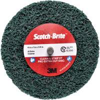 Scotch-Brite Clean and Strip XT Pro Extra Cut Disc XC-DC, 4" Dia., Extra Coarse Grit, Aluminum Oxide Meunier Outillage Industriel