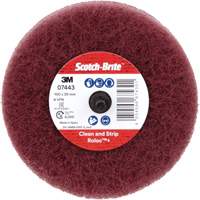 Scotch-Brite Roloc Plus General Purpose Scuffing Wheel, 4" Dia. Meunier Outillage Industriel
