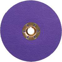 Cubitron 3 Quick-Change Fibre Disc, Ceramic, 80+, 4-1/2" Dia Meunier Outillage Industriel