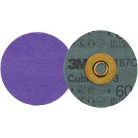 Cubitron 3 Roloc Fibre Disc, 3" Dia., 60+ Grit, Ceramic Meunier Outillage Industriel