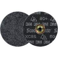 Scotch-Brite Precision Heavy-Duty Surface Conditioning Quick Change Disc, HD-DN, 5" Dia., 80+ Grit, Ceramic Meunier Outillage Industriel