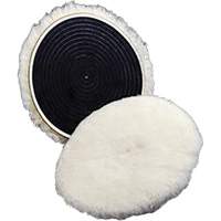 Tampon de polissage naturel Finesse-it 82531, 7" dia., Laine Meunier Outillage Industriel
