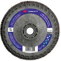 Cubitron 3 Conical  Flap Disc with Quick Change 1169F, 4-1/2" x 5/8"-11, Type T29, 80+ Grit, Ceramic Meunier Outillage Industriel