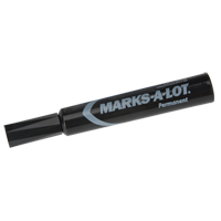 Marks-a-Lot Permanent Markers, Chisel, Black OD458 | Meunier Outillage Industriel