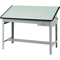 Precision Drafting Table Base, 56-3/8" W x Grey OA912 | Meunier Outillage Industriel