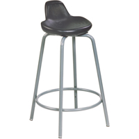 500 Series Stool, Sit/Stand, Adjustable, 18" - 26", Polyurethane Seat, Black OG389 | Meunier Outillage Industriel
