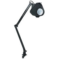 Magnifying Task Light, 60 W, Fluorescent/Incandescent/LED, Clamp, 40" Neck, Black OM130 | Meunier Outillage Industriel