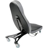 Flex 2™ Ergonomic Chair, Mobile, Adjustable, 30", Vinyl Seat, Black OP241 | Meunier Outillage Industriel