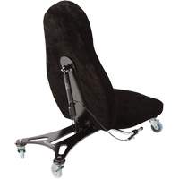 Flex 2™ Ergonomic Welding Chair, Mobile, Adjustable, 30", Fabric Seat, Black/Grey OP274 | Meunier Outillage Industriel