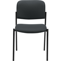 Armless Stacking Chairs, Fabric, 32" High, 300 lbs. Capacity, Charcoal OP320 | Meunier Outillage Industriel