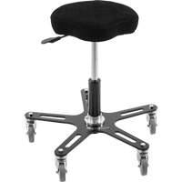 TA200 Welding Grade Ergonomic Chair, Suede, Black, 300 lbs. Capacity OP495 | Meunier Outillage Industriel