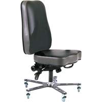 SF160 Welding Grade Ergonomic Chair, Suede, Black, 300 lbs. Capacity OP505 | Meunier Outillage Industriel