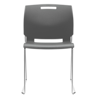 Chair, Plastic, 32-1/2" High, 300 lbs. Capacity, Grey OP935 | Meunier Outillage Industriel