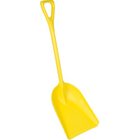 Food Processing Shovel, 13" x 17" Blade, 42-1/2" Length, Plastic, Yellow OQ649 | Meunier Outillage Industriel