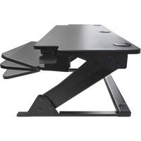 Goya™ Sit-Stand Workstation, Desktop Unit, 20" H x 42" W x 16" D, Black OQ762 | Meunier Outillage Industriel