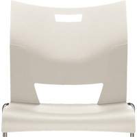 Duet™ Armless Training Chair, Plastic, 33-1/4" High, 350 lbs. Capacity, White OQ779 | Meunier Outillage Industriel