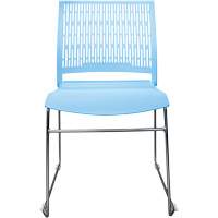Activ™ Series Stacking Chairs, Polypropylene, 32-3/8" High, 275 lbs. Capacity, Blue OQ956 | Meunier Outillage Industriel