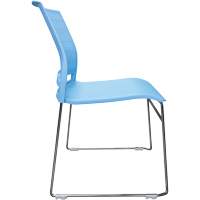 Activ™ Series Stacking Chairs, Polypropylene, 32-3/8" High, 250 lbs. Capacity, Blue OQ956 | Meunier Outillage Industriel