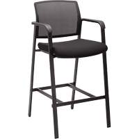Activ™ Series Barstool Chair, Stationary, Fixed, 58-1/2", Mesh Seat, Black OQ960 | Meunier Outillage Industriel