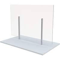 Freestanding Board Mount Sneeze Guard, 36" W x 36" H Meunier Outillage Industriel