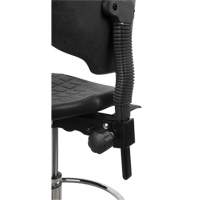 Heavy-Duty Ergonomic Stool, Stationary, Adjustable, 39” - 48”, Polyurethane Seat, Black OR066 | Meunier Outillage Industriel